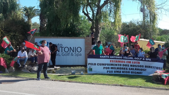 Greve no Parque da Gloresta Golfe Santo António com adesão de 70