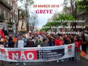 Cartaz greveCTT 20160328