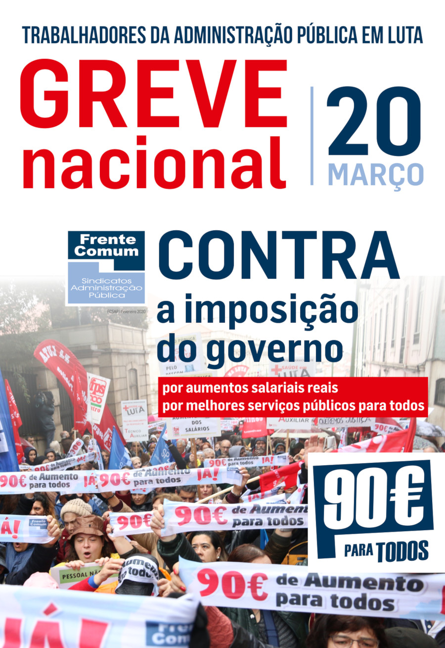 Cartaz GreveNacionalFC 20MAR